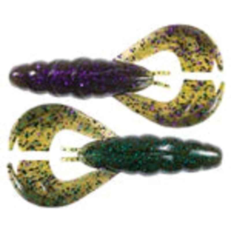 Z-Man HELLA CRAWZ 3.75" - SPRAYED GRASS  3 PACK