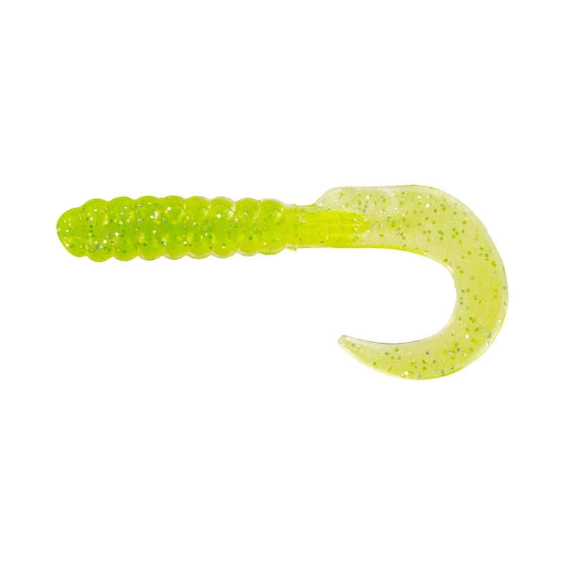 Big Bite Curl Tail Grub 4" - Snot Rocket 10pk
