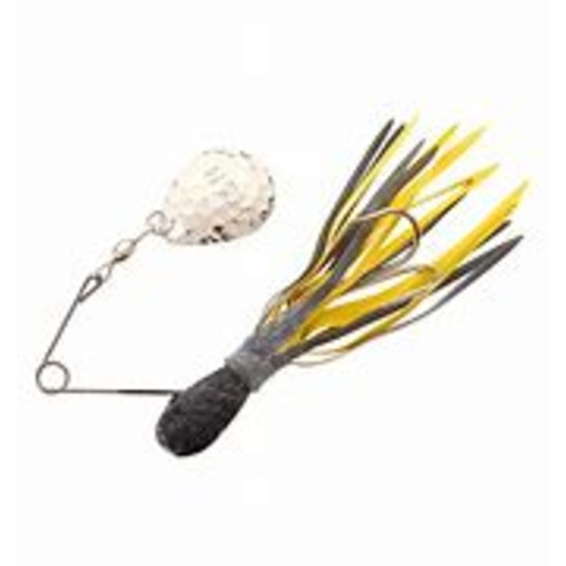 Hh Double Spinner 3/8 Black Yellow