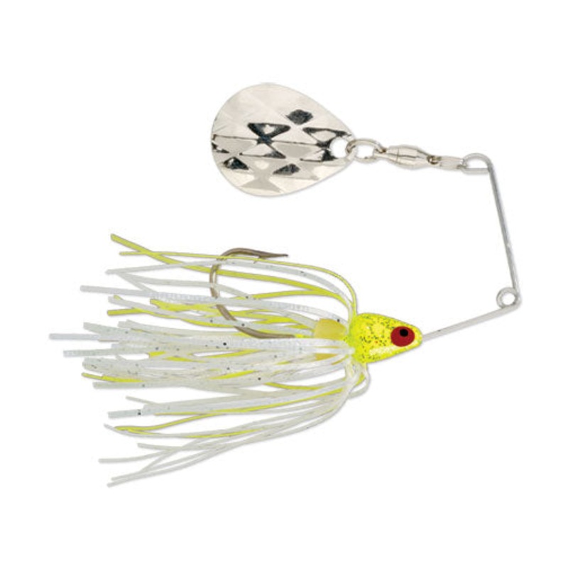 Strike King Mini-King Spinnerbait - Chartreuse Head Chartreuse/White Skirt