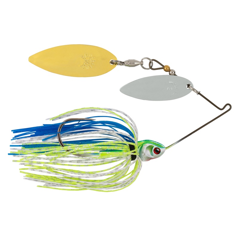 Booyah  Finesse Covert Series  Spinnerbait 3/8oz - White/Chart/Blue