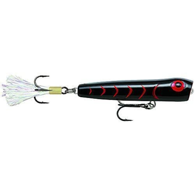 Storm Chug Bug 8 - 3.25" 3/8oz - Black / Red Herringbone