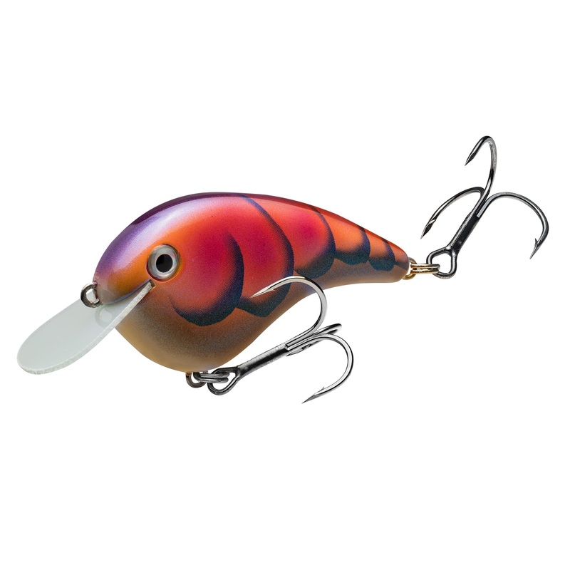 Strike King Chick Magnet Jr Flat Side Crankbait - Blue Rock Craw
