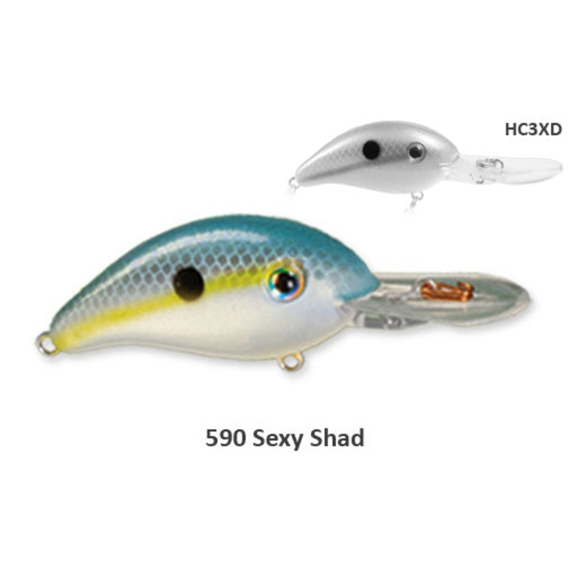 Strike King Pro Model Series 3XD (Extra Deep) Crankbait - Sexy Shad