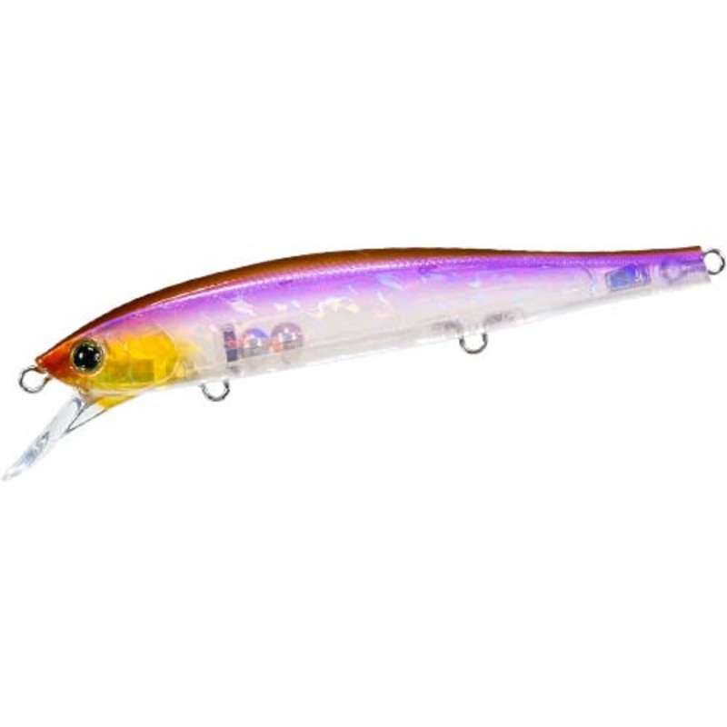YoZuri Hardcore Minnow Flat 95sp 95mm 3-3/4" - Ghost Smelt