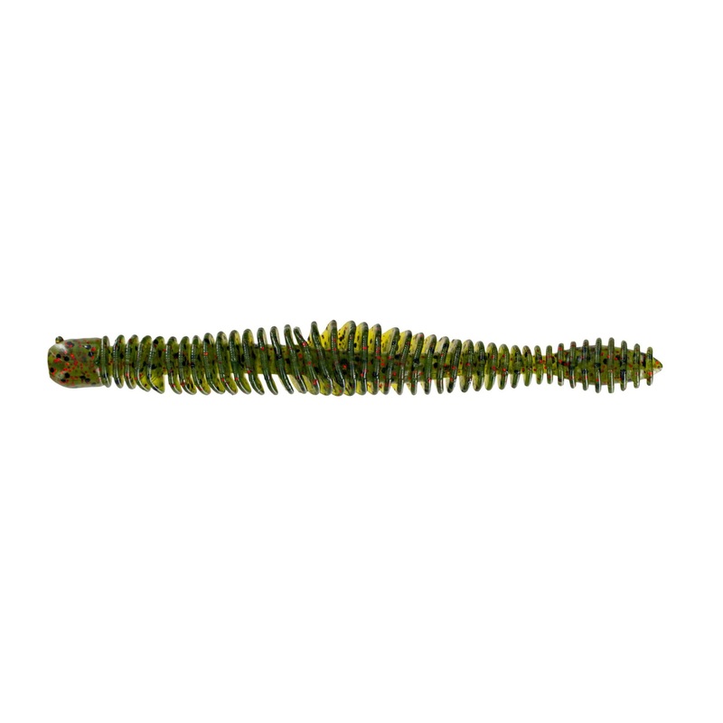 Big Bite 4.75" Coontail - Watermelon Red Flake  7pk