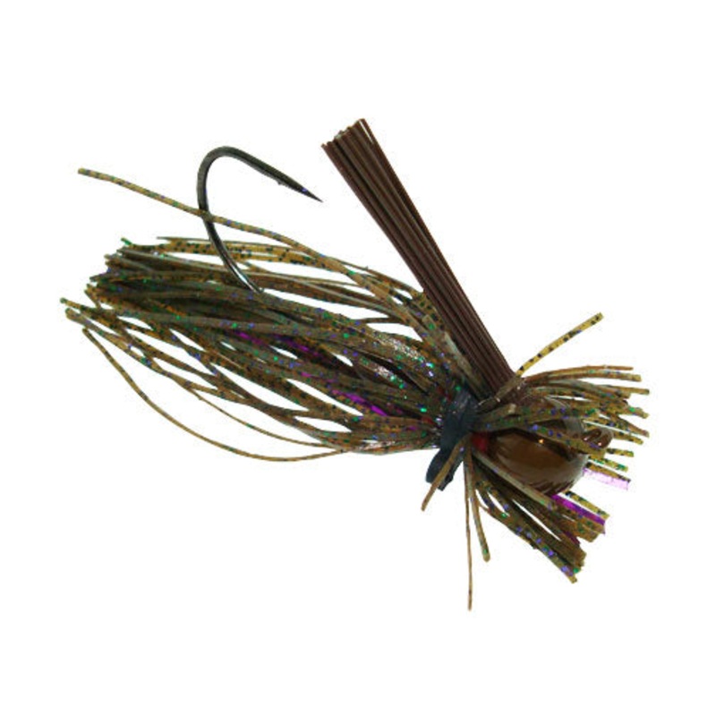 Jewel Finesse Jig 5/16 GrnPump Candy/Purp Flash 2pk