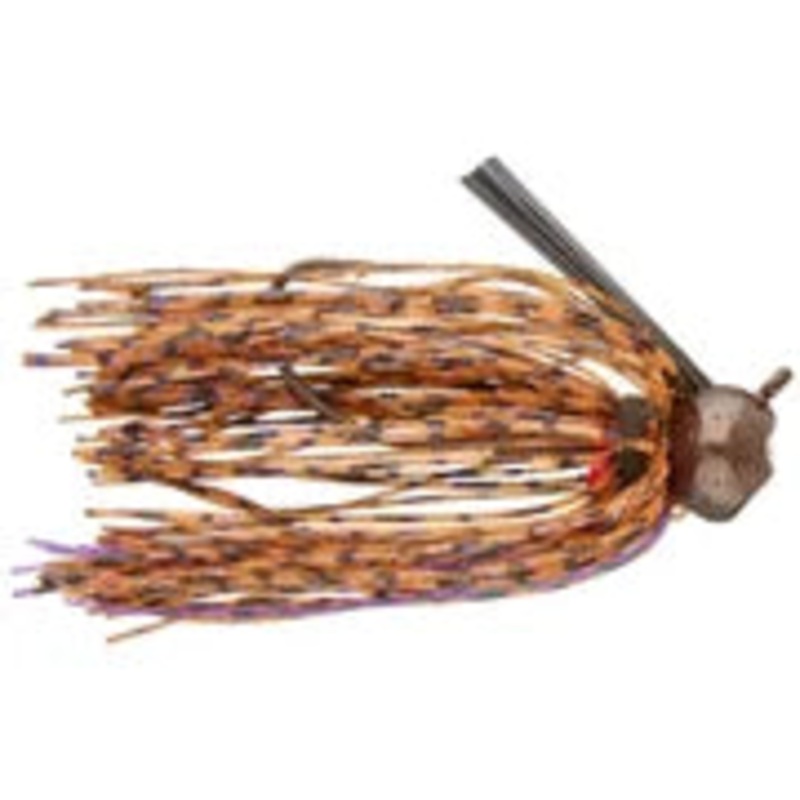 Jewel Heavy Cover Finesse Football Jig 3/8oz - Peanut Butter & Jelly 2pk