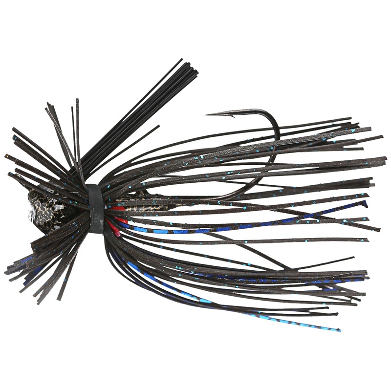 Jewel TJ Finesse Jig 7/16oz - Blk/Blu Flash 2pk