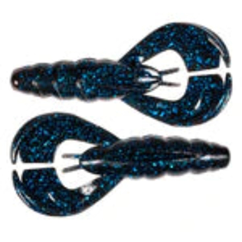 Z-Man HELLA CRAWZ 3.75" - BLACK BLUE  3 PACK