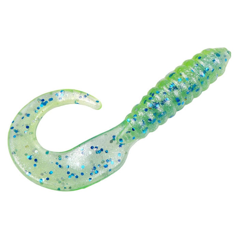 Mr. Crappie Grub  /  Blue Grass