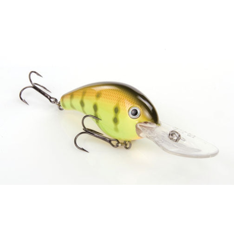 Strike King Pro Model Series 10XD (Extra Deep) Crankbait - Chartreuse Perch