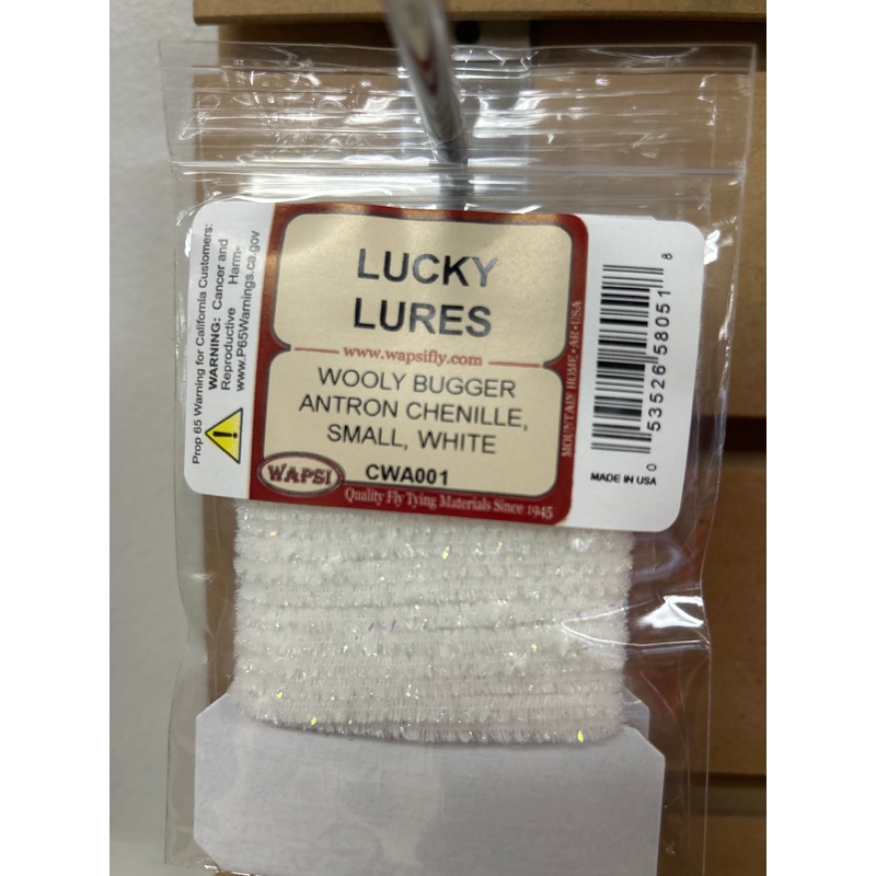Wapsi Wooly Bugger Antron Chenille Small - White