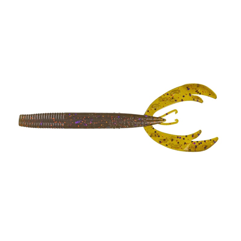 Big Bite Scentsation Quarantine Craw 4.25" - Green Pumpkin Purple Copper Flk 9pk