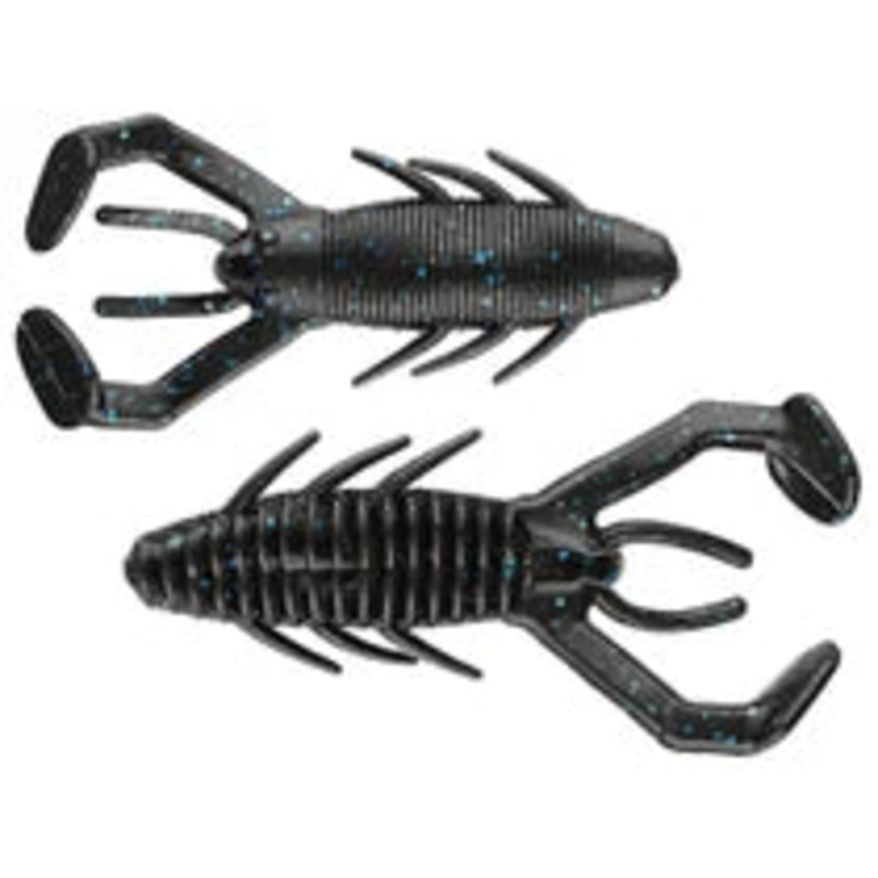 Gene Larew 4.25" Rattlin' CRAWler 6pk - Blue Fleck