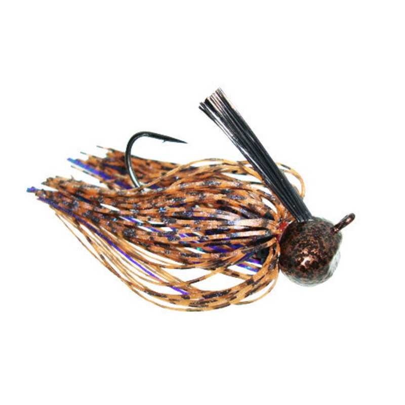 Jewel 3/4oz Football Jig - Peanut Butter & Jelly 2pk