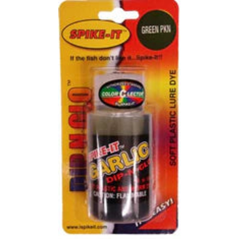 Spike-It Dip-N-Glo 2oz - Green Pumpkin - Garlic Scented