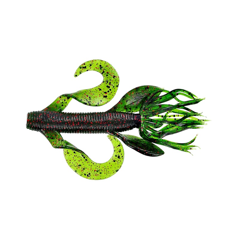 Yamamoto Kreature 4'' - Watermelon/Black & Red 7pk
