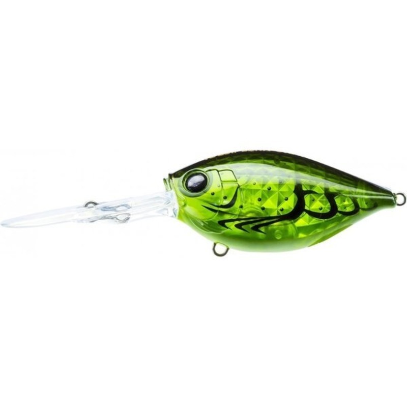 YoZuri 3DR-X Crank DD (Deep Diver) F 3/8oz - Translucent Green Crawfish