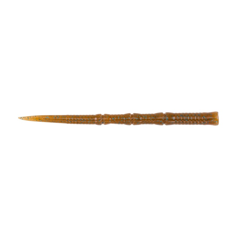 Berkley PB Flute Worm 4.7" - Cinnamon Brown Blue Flake 15pk