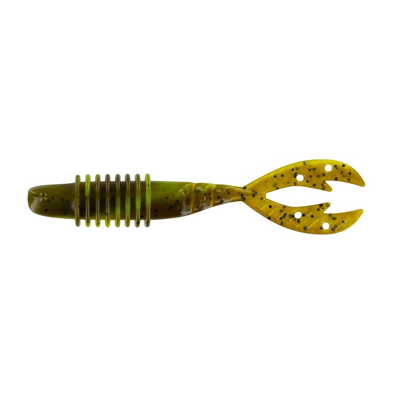 Big Bite 4.25" Kamikaze Swimon - Green Pumpkin Chart Swirl  6pk