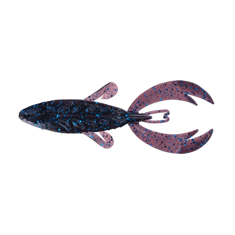 Big Bite 4" Rojas Fighting Frog - Blue Fleck  7pk