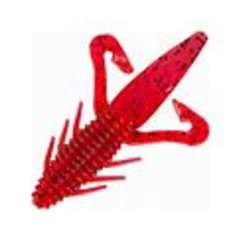 Gene Larew 4.25" Biffle Bug 8pk - Red Swamp Craw