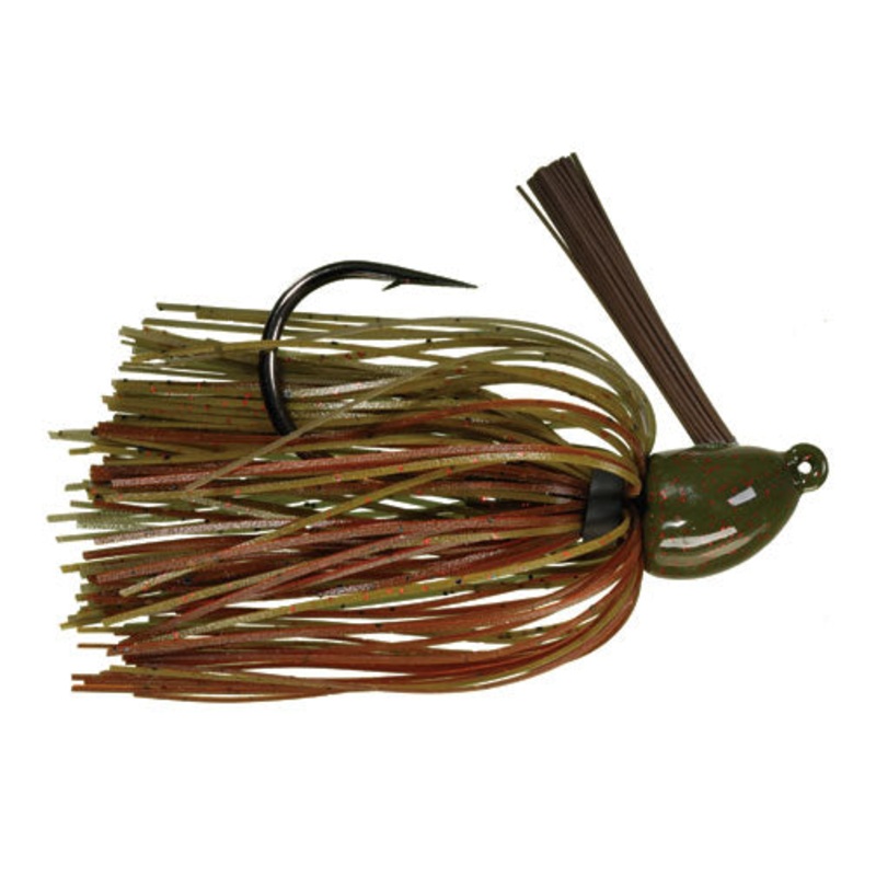 Hack Attack Heavy Cover Swim Jig  /  Green Pumpkin2