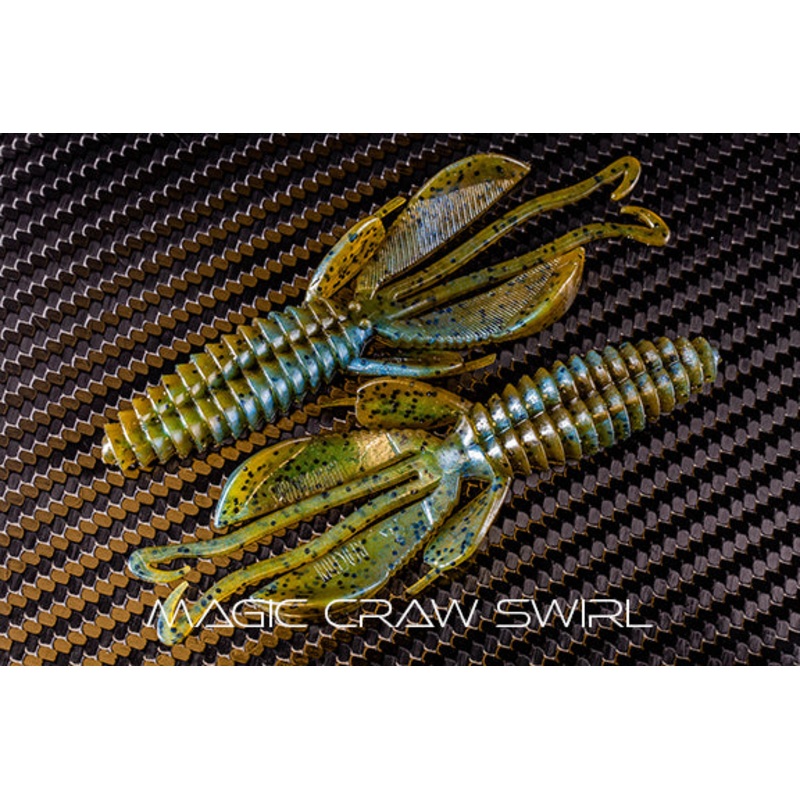 Reaction Innovations Kinky Beaver - Magic Craw Swirl  7pk