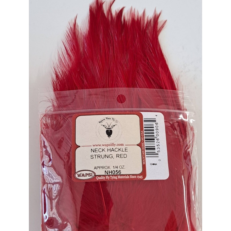 Wapsi Neck Hackle Strung - Red