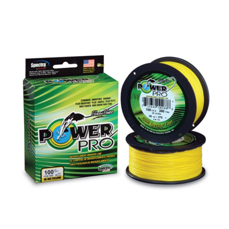 Power Pro Braid 50 Lb 150yds - Yellow