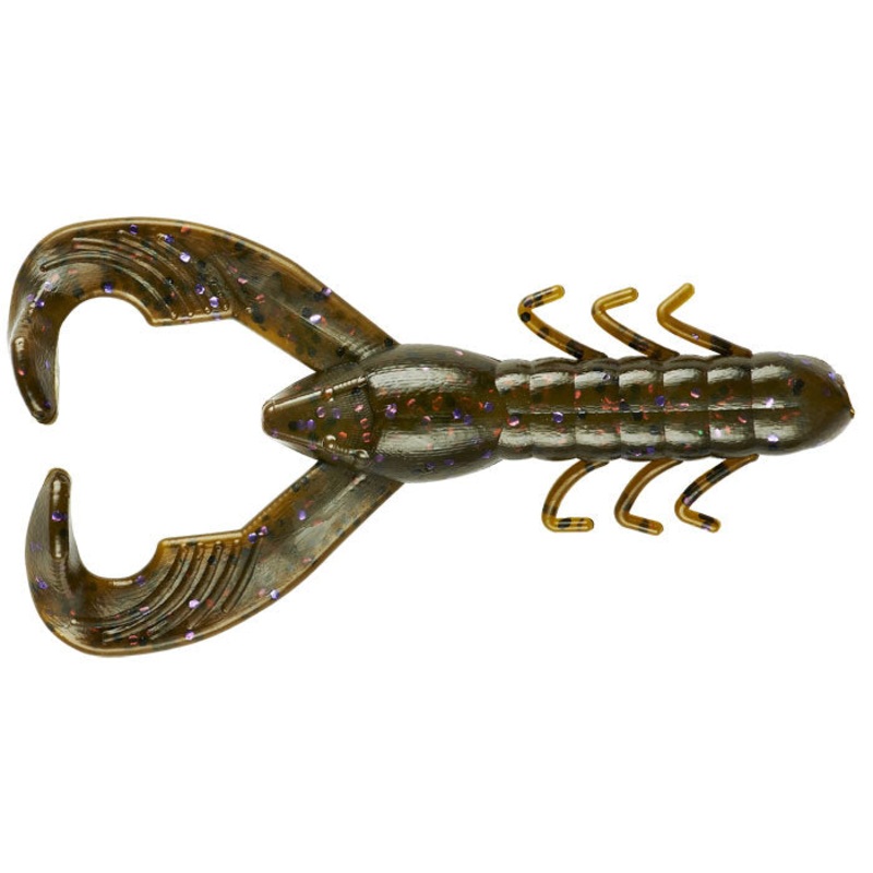 Yum Christie Craw 3.5'' - Green Pumpkin Purple Flake 8