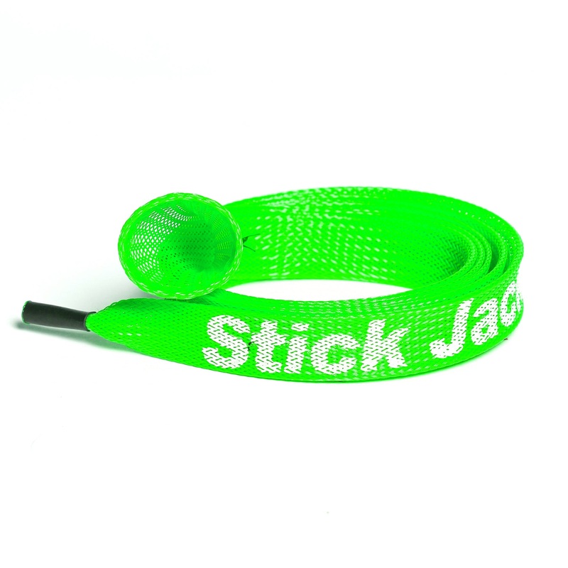 Neon Green Casting Stick Jacket Fishing Rod Cover For Rods up to 7-1/2'
