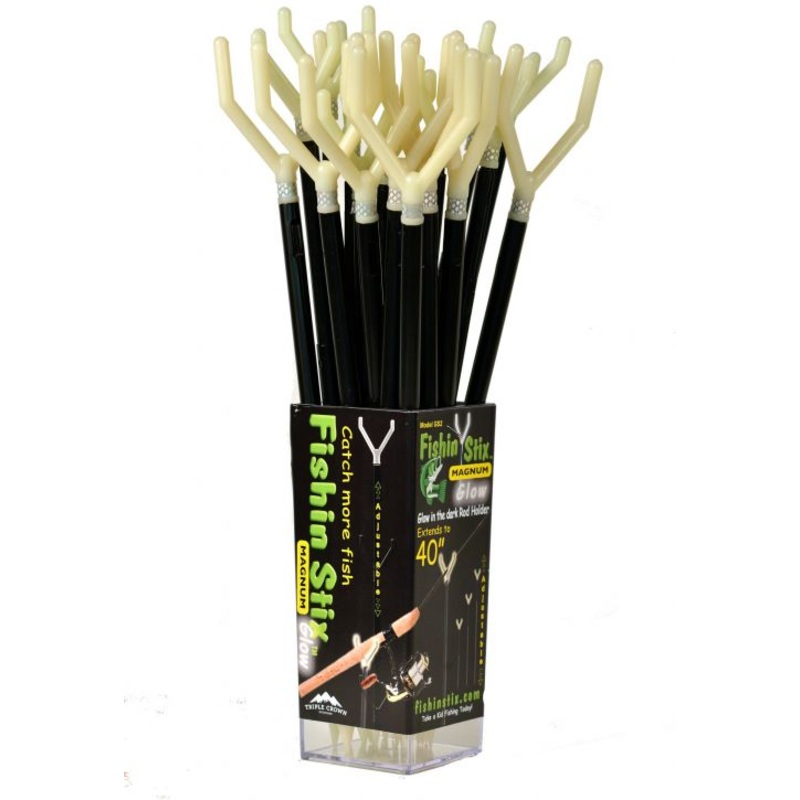 Fishin' Stix Tackle 40" Glow Extendable Rod Holder  1pc