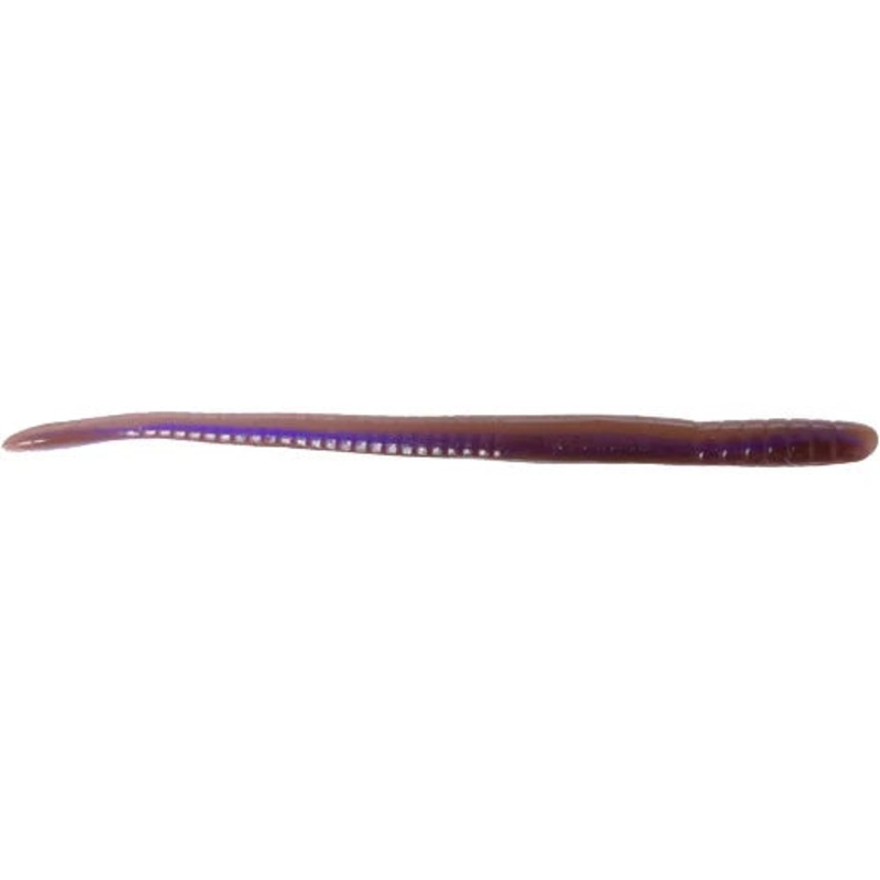 Roboworm FAT Straight Tail Worm 6'' - Oxblood Light Red Fl  8pk
