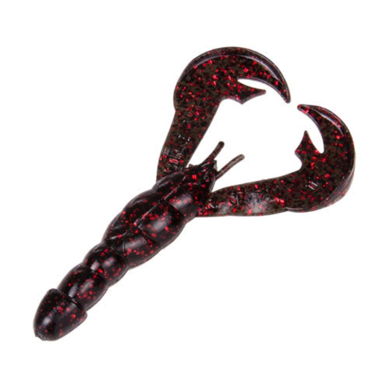 Strike King Rage Craw - Black Neon 7pk