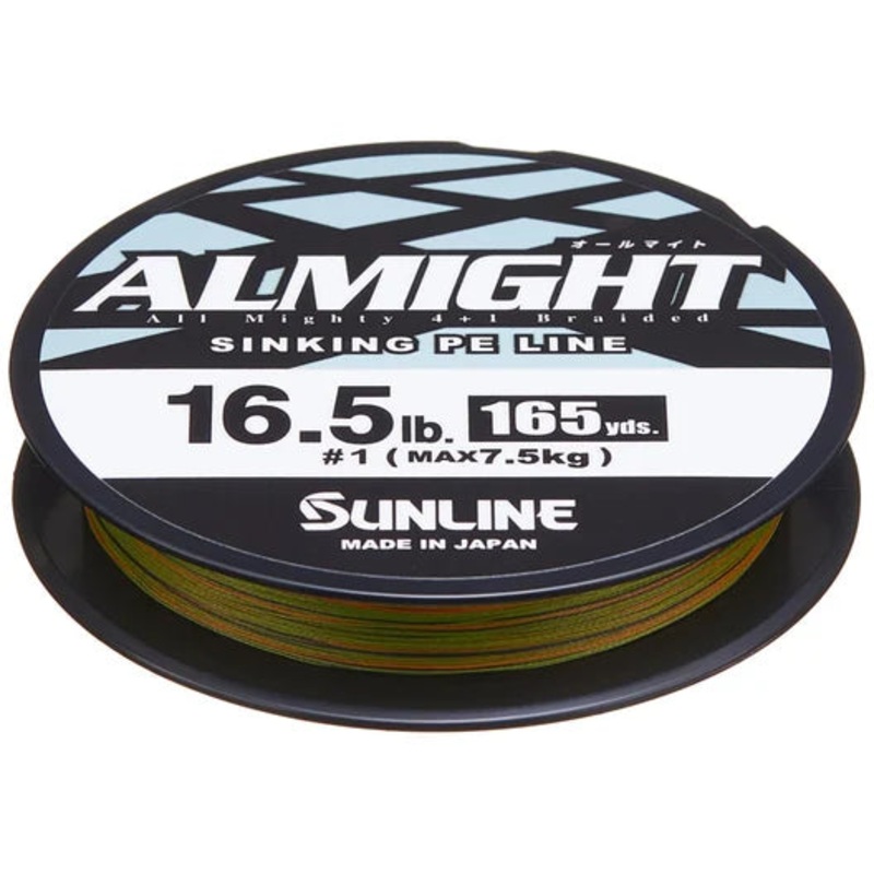 Sunline Almight Sinking Braid Olive - 13 lbs