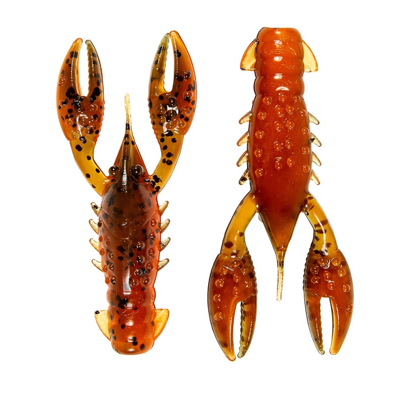 Z-Man TRD CRAWZ 2.5" - GREEN PUMPKIN ORANGE 6 PACK