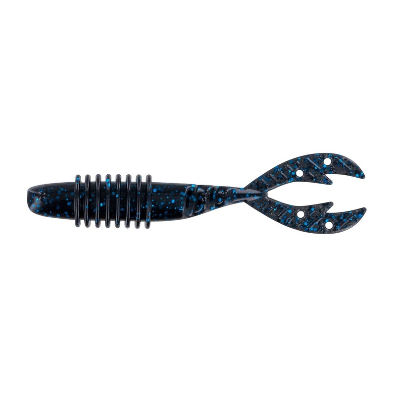 Big Bite 4.25" Kamikaze Swimon - Black Blue Flake 6pk