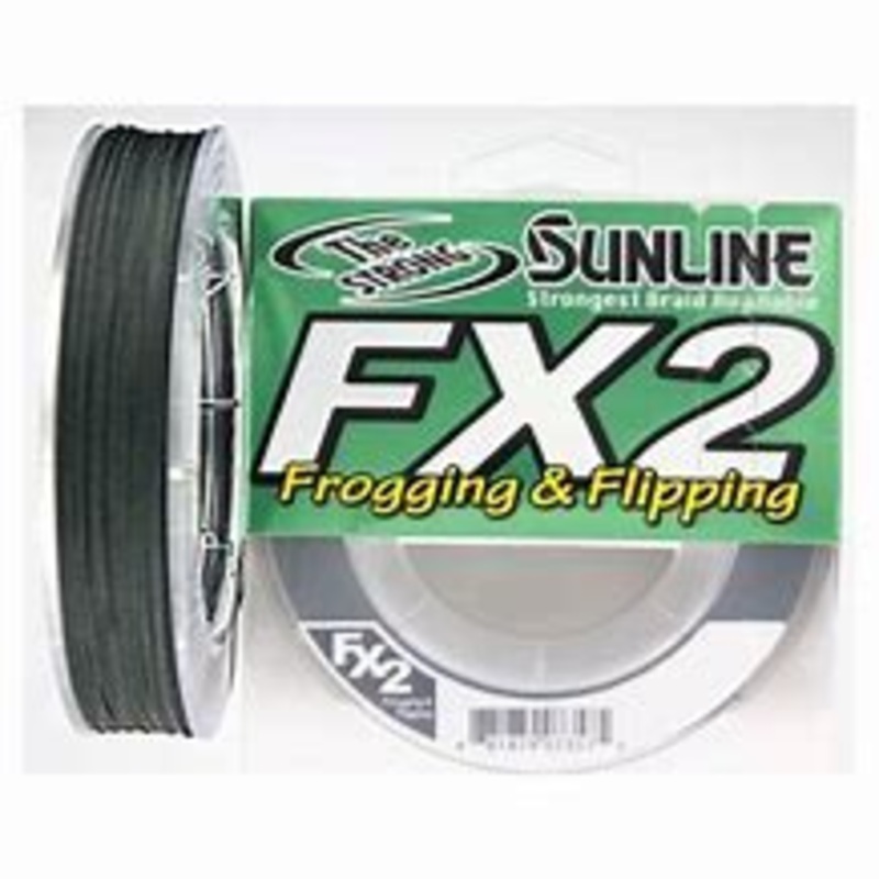 Sunline FX2 Braid 50lb 300yd - Dark Green