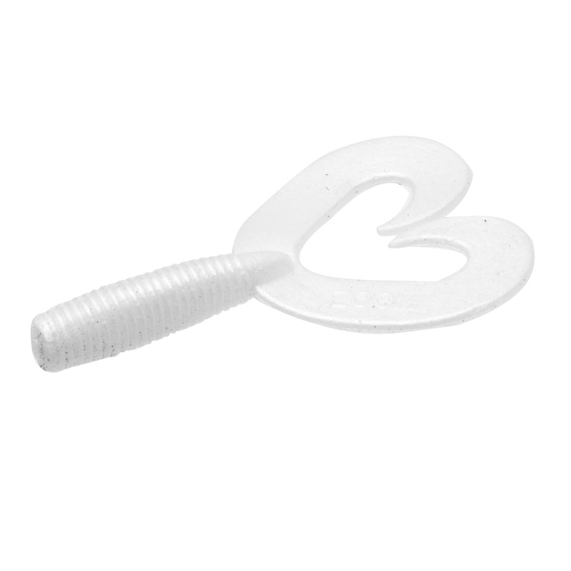 Zoom Fat Albert Twin Tail 3 1/2" - White  10pk