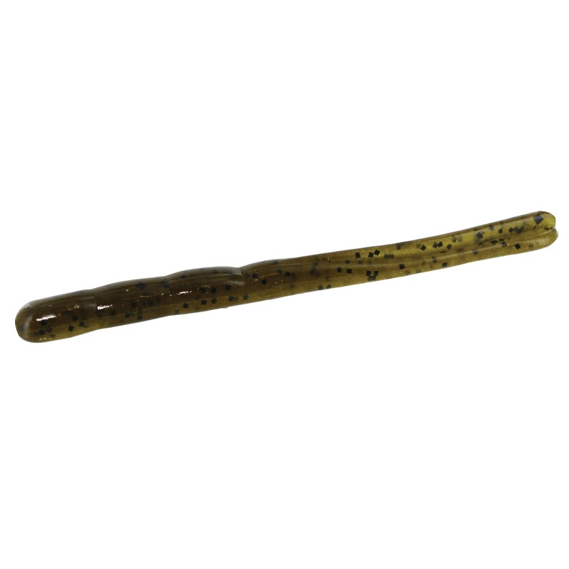 Zoom Z Drop Worm 4'' - Green Pumpkin 15pk