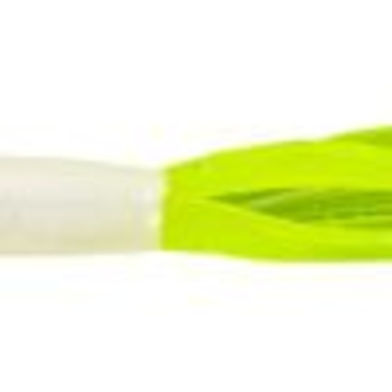 Big Bite 1.5" Crappie Tube - Pearl/Chart 10pk