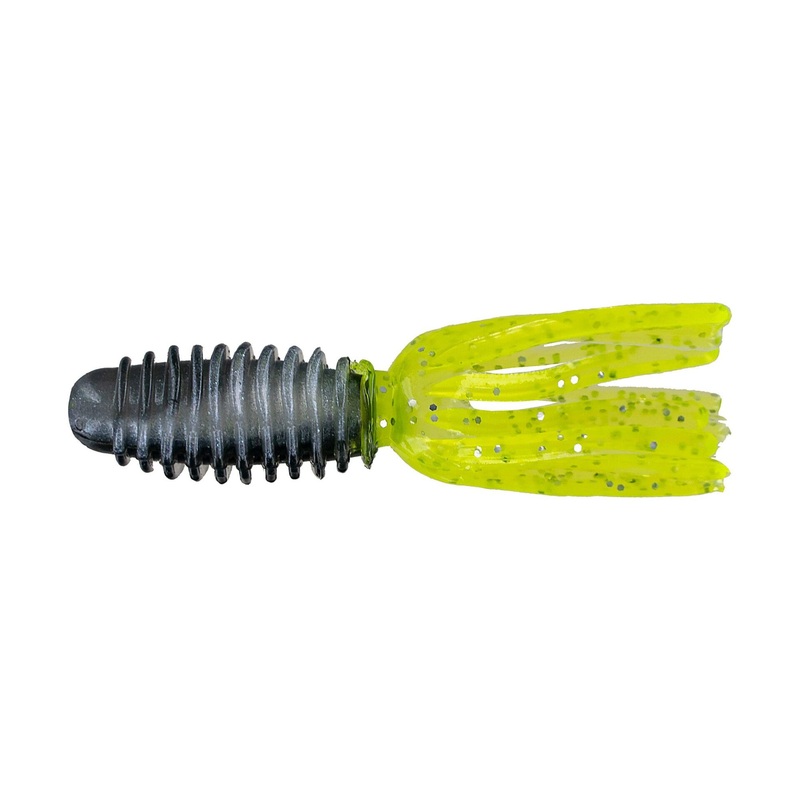 Big Bite Slab Tube 1.75" - Tennesse Shad/Chartreuse Sparkle 10pk