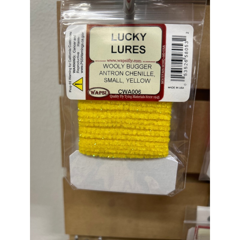 Wapsi Wooly Bugger Antron Chenille Small - Yellow
