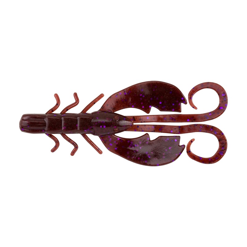 Berkley PB Crazy Legs Chigger Craw 4" - Cinnamon Purple  8pk