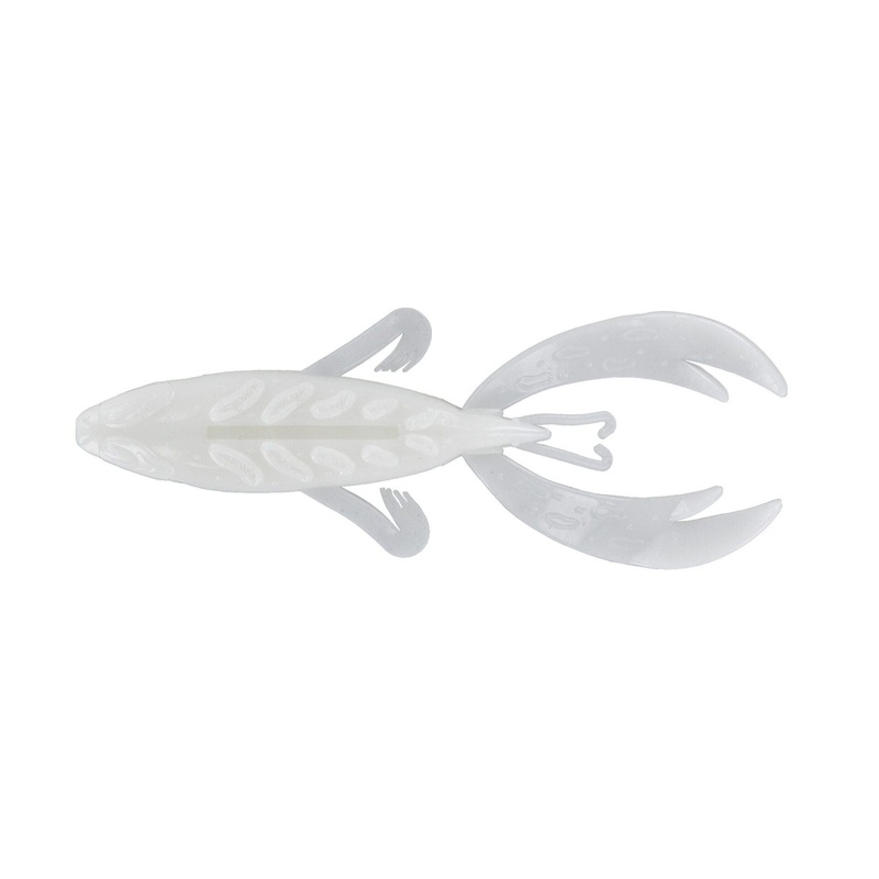 Big Bite 4" Rojas Fighting Frog - White 7pk