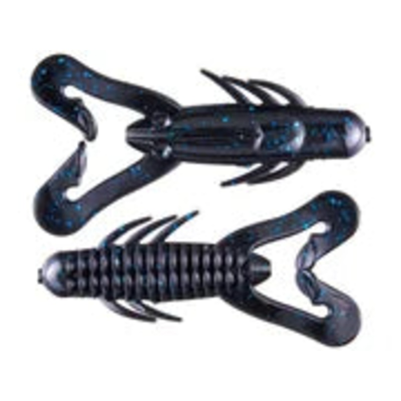 Gene Larew Hammer Craw 8pk - Black Blue