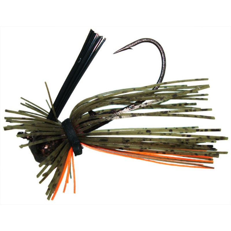 Jewel 1/2oz Football Jig - Green Gourd/Orange 2pk
