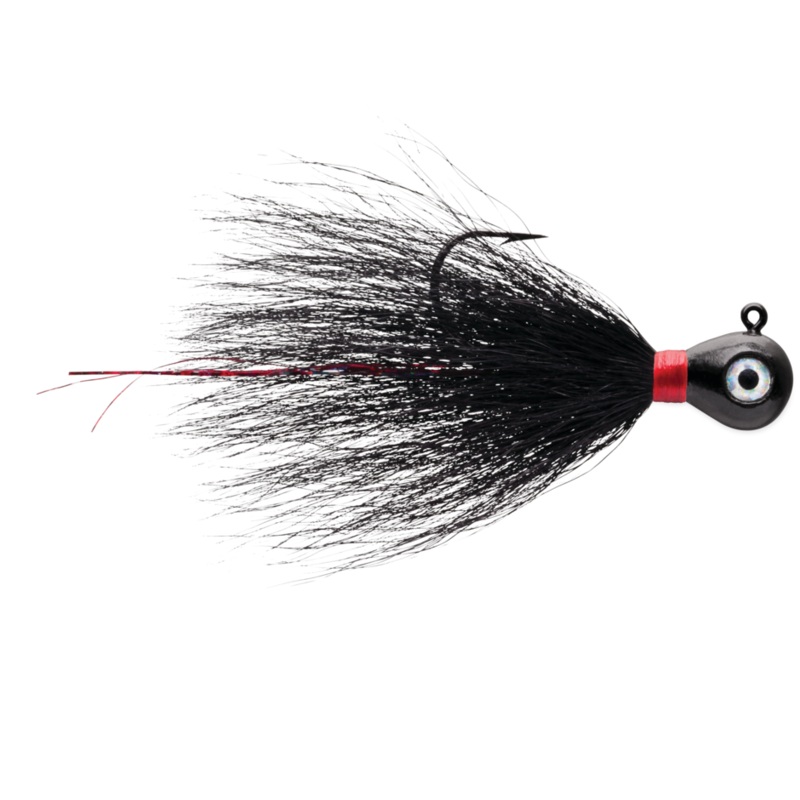 VMC Pro Series Bucktail Jigs 1/2oz - Black  2pk